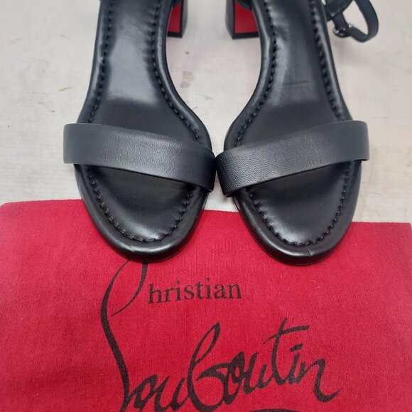 Christian Louboutin Black Miss Jane Sandal - Picture 6 of 13
